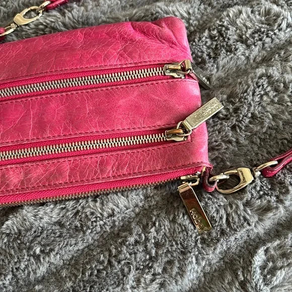 Hobo international,Pink Leather Crossbody Bag - Picture 13 of 16